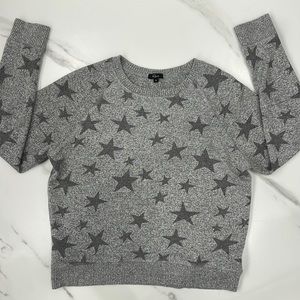 Rails Grey “Theo Melange Stars” Sweater in XS